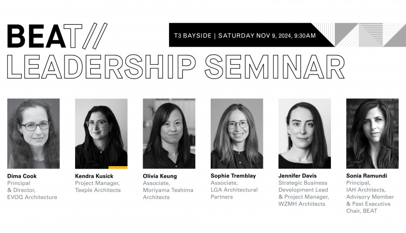 BEAT Leadership Seminar: Technical Women in Architecture – November 9, 2024