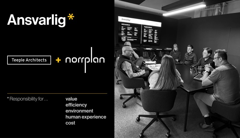 Teeple Architects & Norrplan Form a Strategic Collaborative Partnership