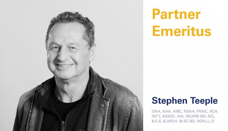 Celebrating Teeple Architects’ New Partner Emeritus – Stephen Teeple